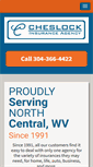 Mobile Screenshot of cheslockinsurance.com